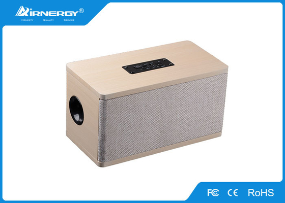 Office / Home Wooden Wireless Speakers With Fabric Panel , 240*130*125mm