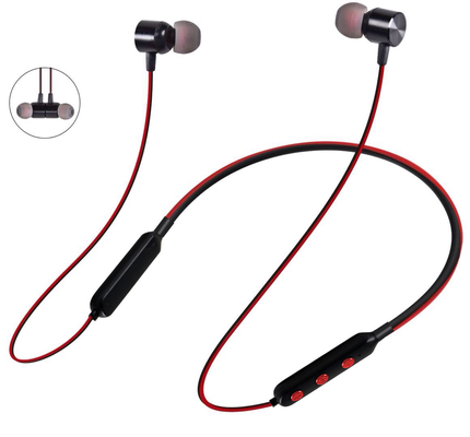 Durable Bluetooth Stereo Headphones , Mobile Phone Bluetooth Earpiece ABS Material