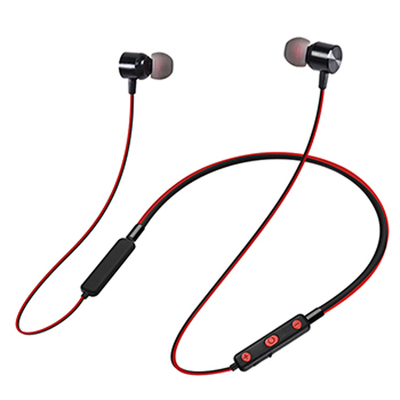 auricular inalámbrico de Bluetooth de la batería 55mah de los auriculares V4.2 de la tirilla de la camisa del deporte inalámbrico de las auriculares